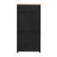 Rangement fonctionnel pour hall d'entrée avec 2 tiroirs rabattables, armoire à chaussures à motif grain de bois avec tiroir, range-chaussures autoportant avec panneau réglable-603360233