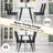 Suhani 4 - Person Glass Top Four Leg Dining Set-1290101016-1290101019