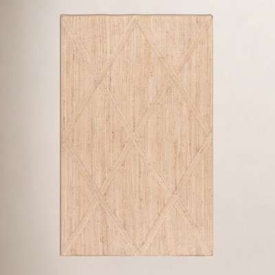 Flatweave Geometric Jute Rug