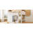 Full Size Loft Bed With Storage Cabinet, Wardrobe And LED-1779386908