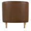 Pate Leather Accent Chair