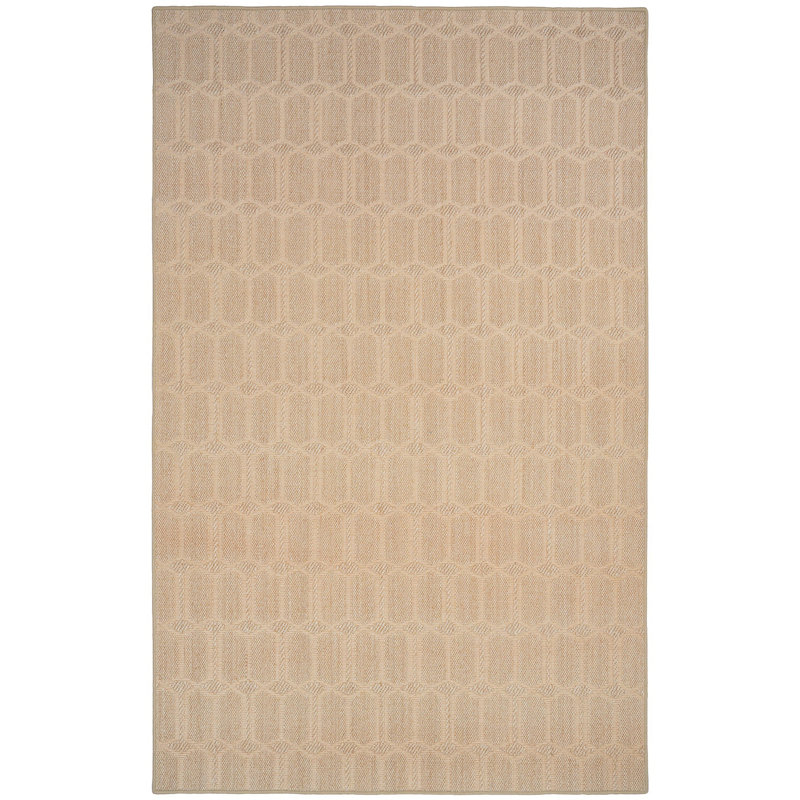 Timikia Jute/Sisal Geometric Rug, Rectangle 3' x 5'