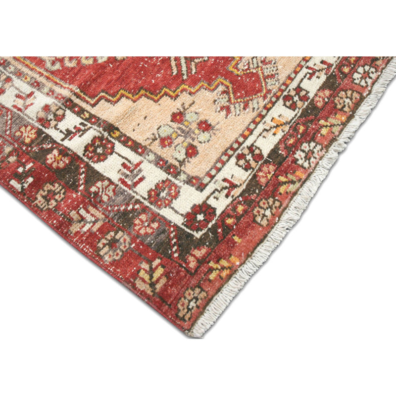 Runner One-of-a-Kind 2'9" X 9'4" 1960s Runner Wool Area Rug in
