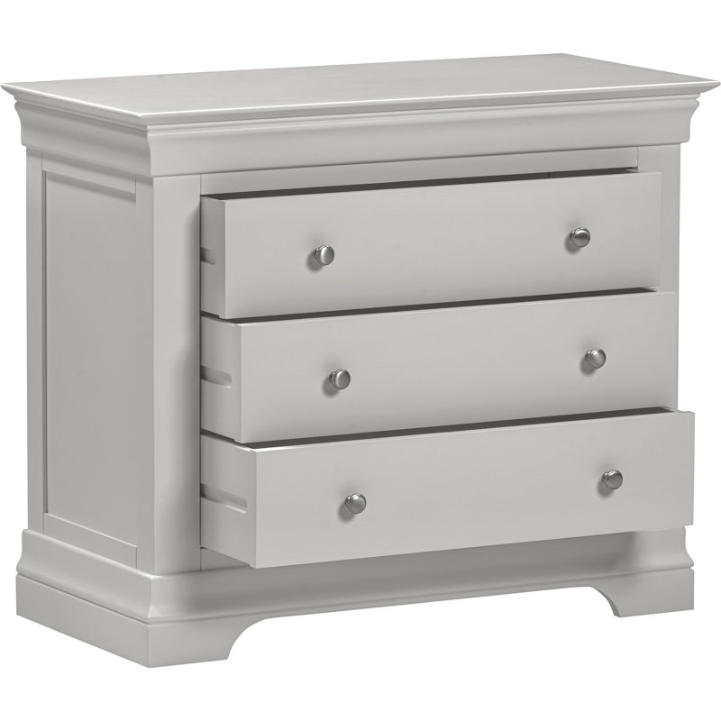 Adaleya 3 Drawer Chest, Grey