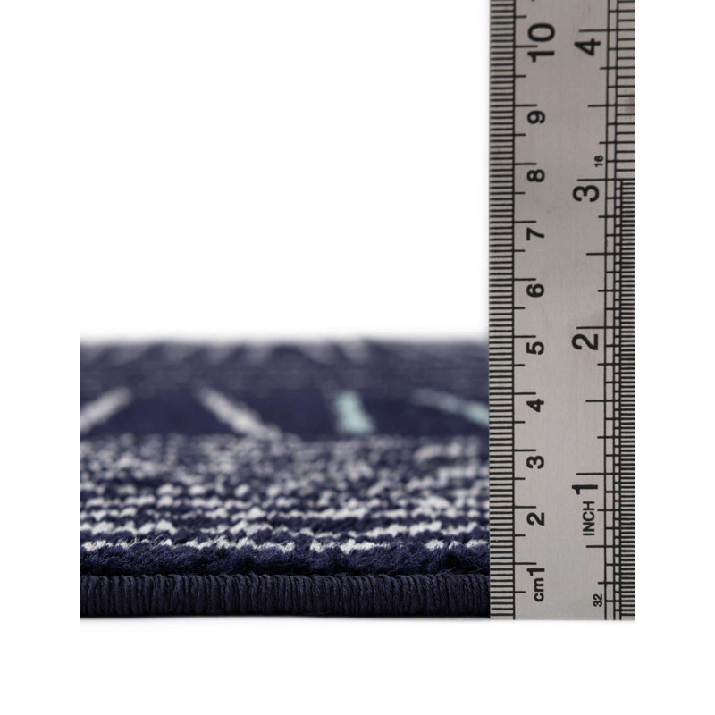 Anaka Geometric Indoor Rug, Round 5'3"