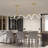 Modern Dimmable Desktop Linear Pendant Light