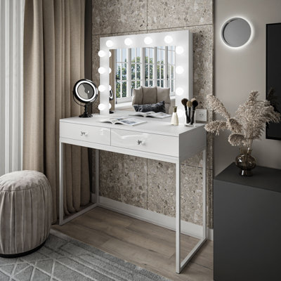 Jasmonique Dressing Table with Mirror