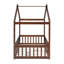 Structure de lit simple en bois avec clôture - maisonnette pour enfants en finition noyer pour garçons et filles-1386252884-1386252887