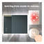 Miroir de salle de bain pour salle de bain avec lumière intense, intensité variable, contrôle de l'interrupteur mural, antibuée, IRC 90 réglable 3000K-4500K-6000K, IP54 imperméable à l'eau, vertical et horizontal-1379630559