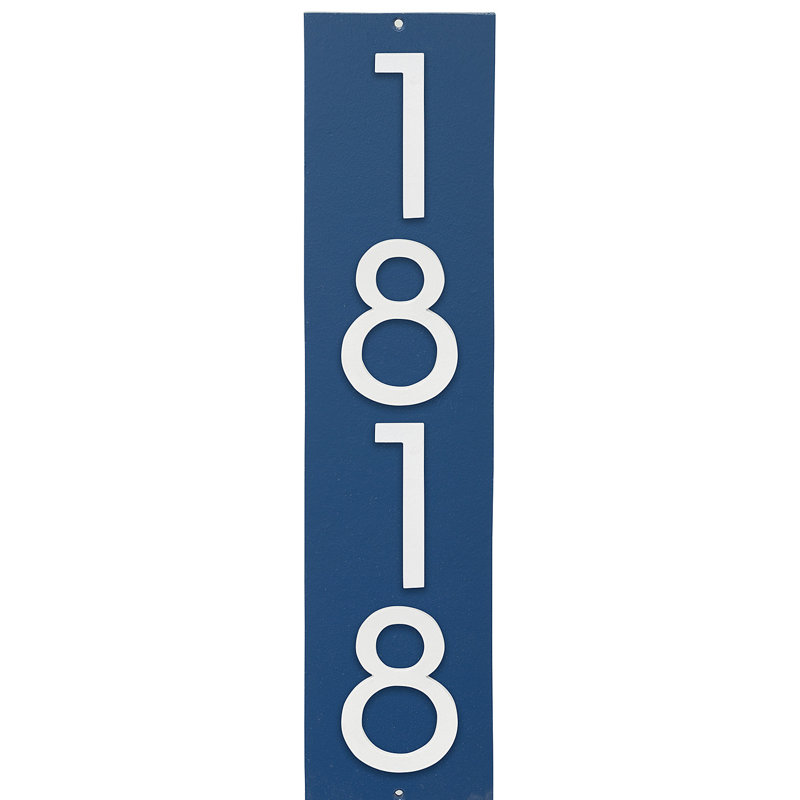 Rectangle Wall Plaque, Sea Blue, Yes, White