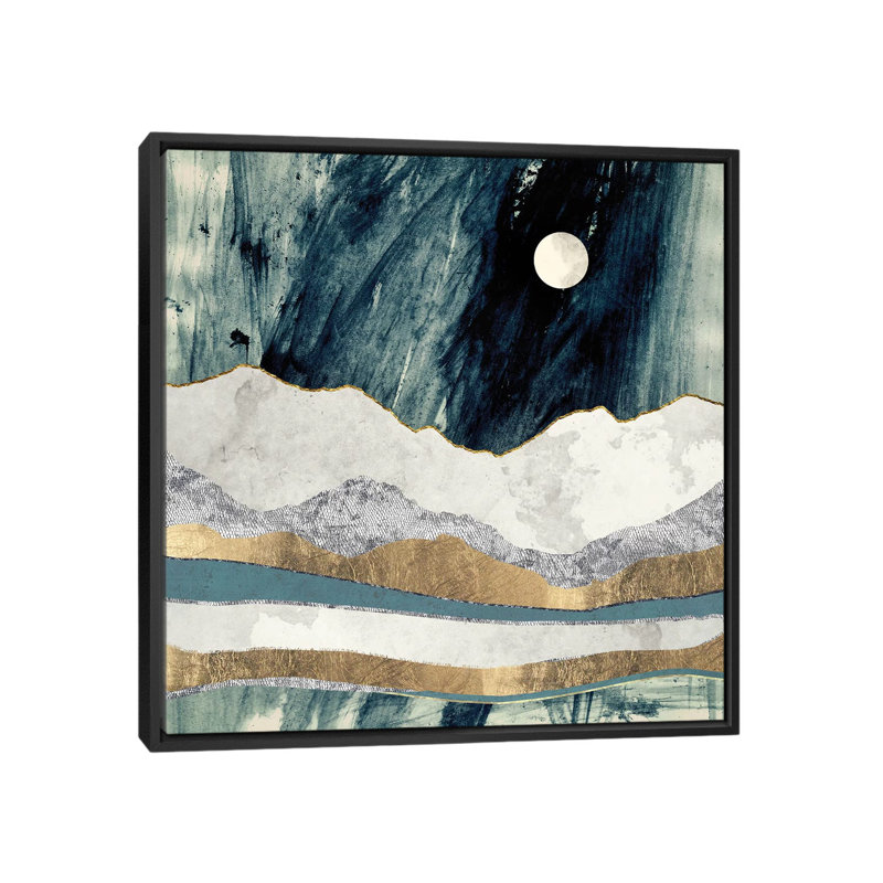 «Bold Sky», reproduction d'art, Toile avec cadre noir, Aucun mat, H 37 po x l 37 po x P 1,5 po