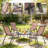 Outdoor Mesh Chairs Set Of 4, Stackable And Comfortable For Patio And Deck Use, Weather-Resistant And Space-Saving Design-1530071609