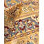 Tapis bleu clair / ivoire / brun noué à la main de conception unique 9 pi 2 po x 11 pi 9 po Hayner