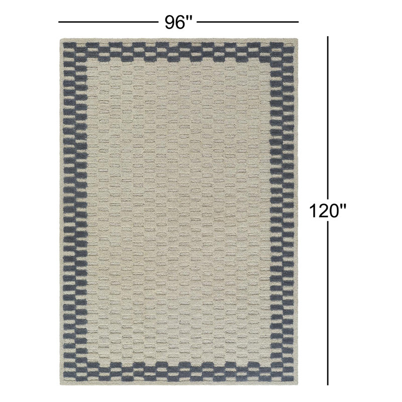 Horstman Hand Tufted Area Rug, Rectangle 8' x 10'