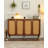 62.99" Brown Rectangular Solid Wood Shoe Storage
