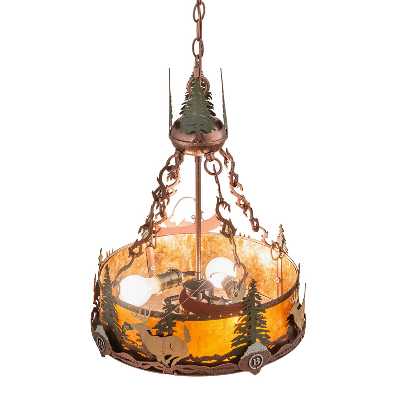 Rustic Lodge 3 - Light Chandelier