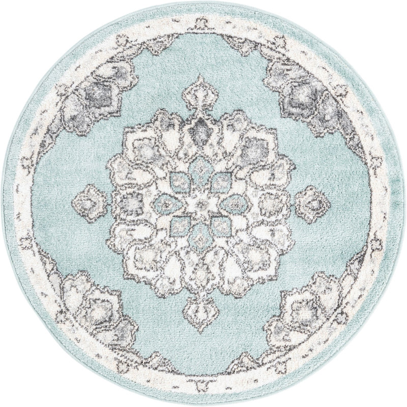 Troayurgh Oriental Indoor Rug, Round 3'3"