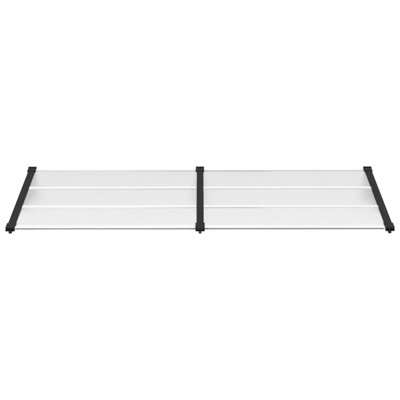 Dakota Fields 90cm D Polycarbonate Cover Retractable Door / Window Awning