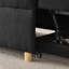 Fauteuil convertible convertible à dossier réglable avec canapé-lit et roulettes-950801608