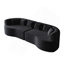Canapé modulaire incurvé surdimensionné, 106,3 pouces, moderne, sans os, nuage, sans os, avec 6 coussins, canapé de luxe en chenille à quatre places en mousse à mémoire de forme profonde-120072969
