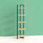 Alica 180cm H x 45.2cm W Corner Bookcase-1291953444