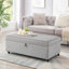 Grand repose-pieds de rangement avec roulettes Modern-102068348