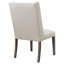 Chaise d'appoint rembourrée Lily et beige et brun foncé (ensemble de 2)