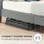 Base de lit plateforme pliante en métal Lianna-495234584