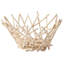 Kutz Wood Abstract Decorative Bowl in Off White-26614582