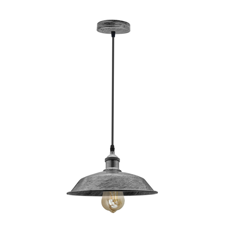 Kaela 1 - Light Single Pendant, Brushed Silver