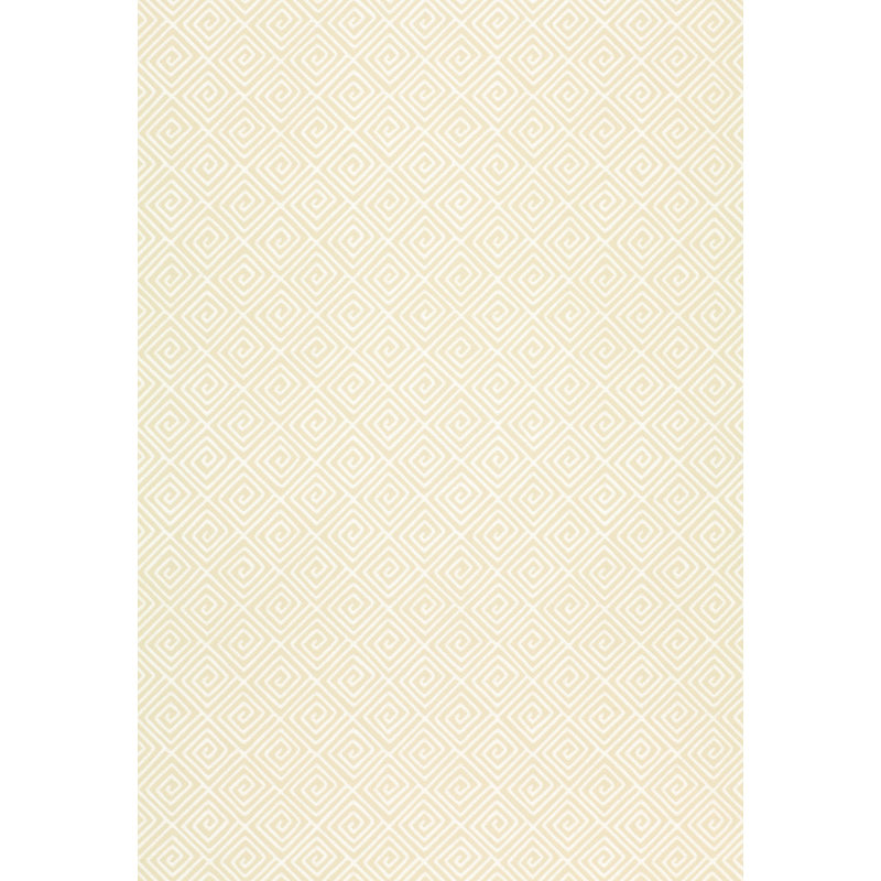 Greek Key Wallpaper, Bone