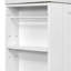 Meuble-lavabo de 20 pouces avec lavabo en céramique, armoire de rangement en panneau de fibres à densité moyenne avec tiroir, tablette latérale et poignée dorée - meuble-lavabo moderne pour les petites salles de bain-1638689127