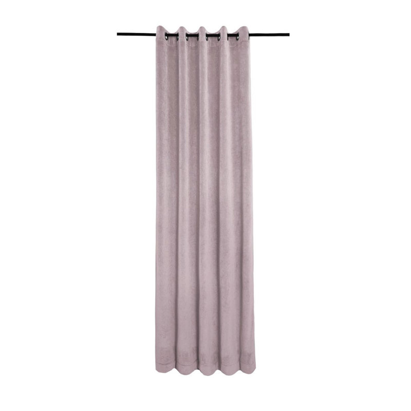 Macdoel Room Darkening Curtain Pair, Powder Pink