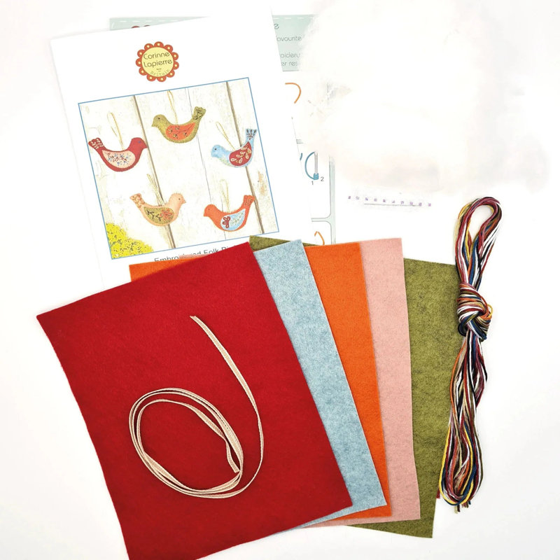 Oiseaux populaires de Fraft Craft Kit FBIRD5F