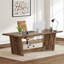 Bureau de direction 71 po pour bureau à domicile - Table d'ordinateur industrielle en bois rustique avec piédestal en bois massif (table unique, sans chaise)