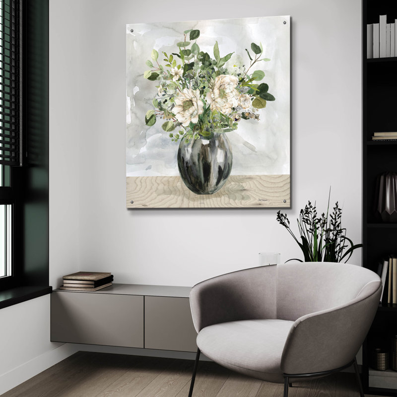 «Soph sophistiqué floral» par Carol Robinson, H 36 po x l 36 po x P 0,2 po