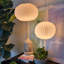 Abat-jour suspendu ovale en papier H 9 po x l 14 po LAMP SHADES