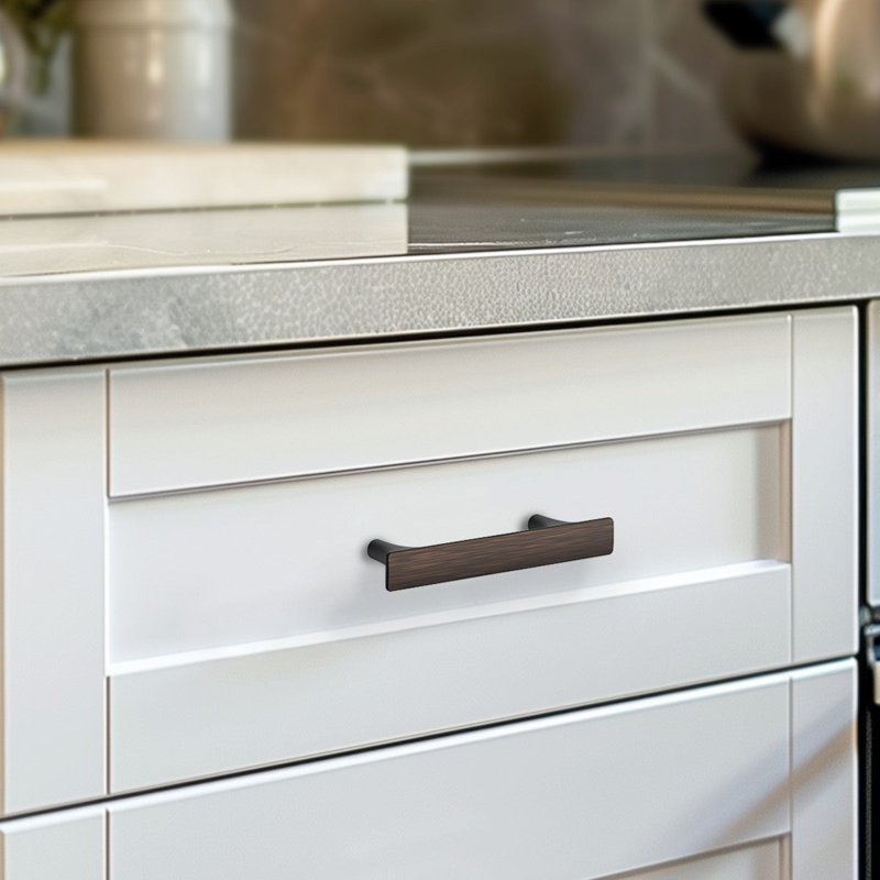 New Collection  Center Bar Pull, 5", Oil Rubbed Bronze
