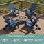 Ensemble de chaises d'extérieur pliantes Adirondack-1478044658