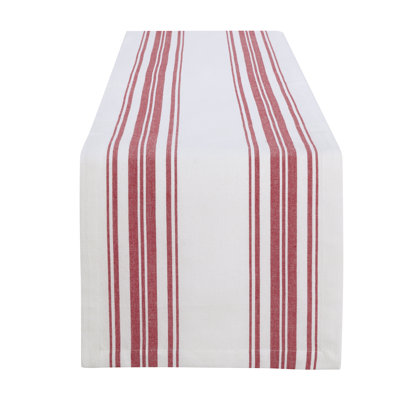 Rose Farmhouse Living Homestead Stripe Table Runner