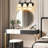 3-Light Dimmable Bathroom Vanity Light with Frosted Glass Shade-950078154
