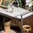 Eilette Eisen Nightstand-Striated Marble