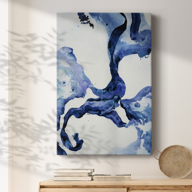 Indigo I sur impression sur toile, H 18 po x l 12 po