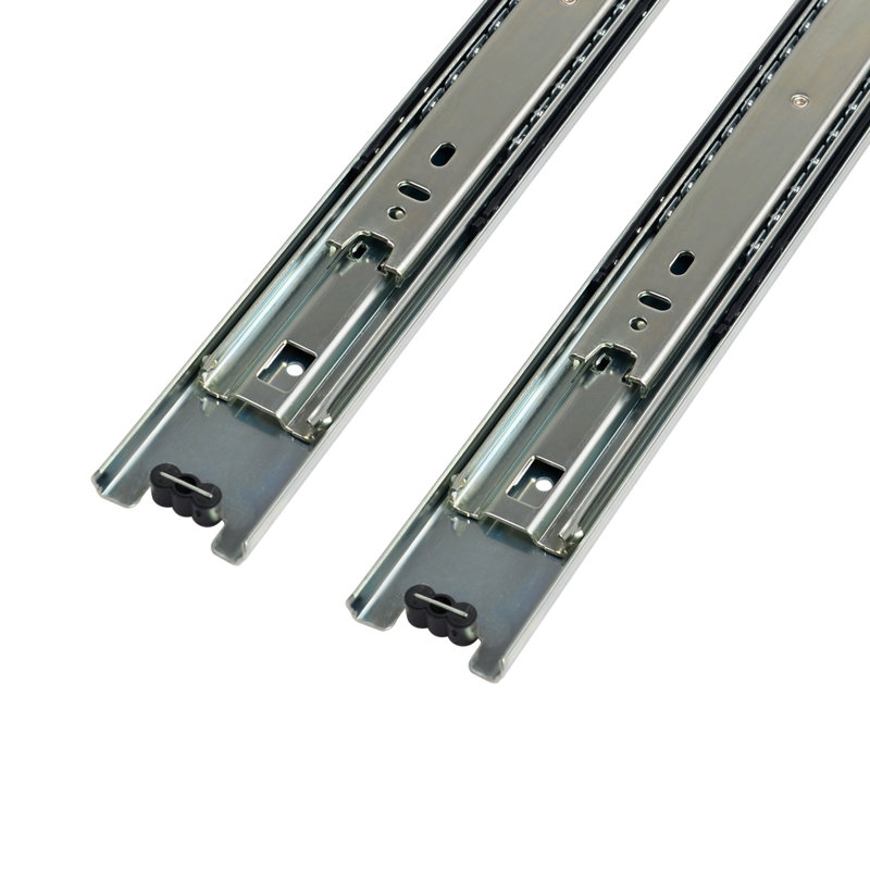 Glissière de tiroir à fixation latérale à roulement à billes, H 1,3 po x l 11,8 po x p 1 po