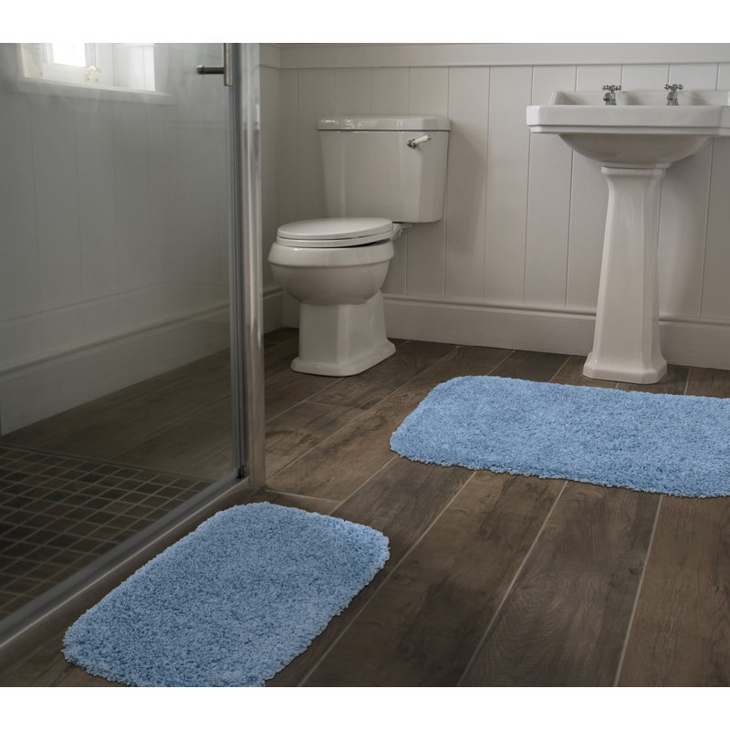 Tapis de douche Devie, Bleu bassin