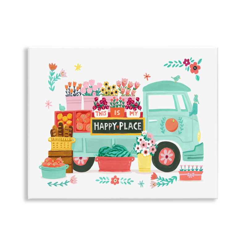 «Happy Place Flower Truck» par Irene Chan