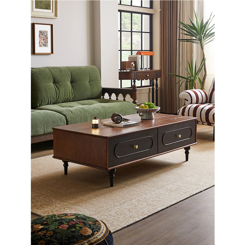 Table basse de style rétro américain