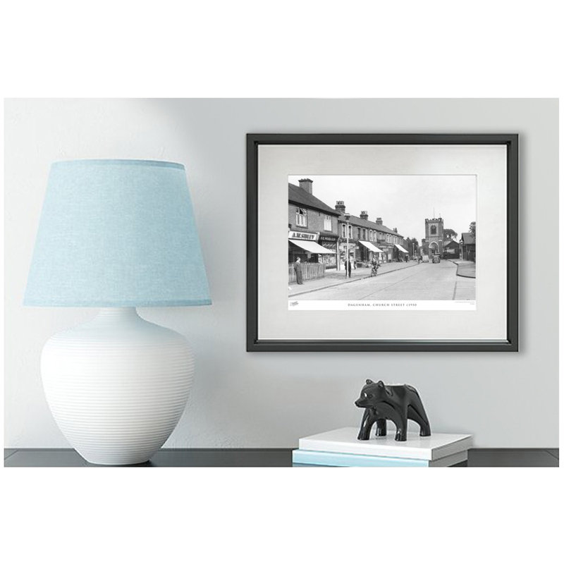 Dagenham, Church Street C1950 by Francis Frith - Single Picture Frame Print, 28cm H x 36cm W x 2.3cm D