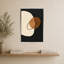 Circular Abstract Black par Patricia Pinto - Impression sur toile