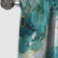 Emerald Oceanic Allure Marble Pattern - Abstract Marble Marble Blackout Curtain - 1 Panels-107539289